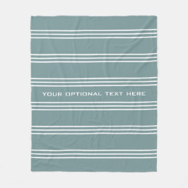 Cobertor De Velo Cabeçalhos de texto personalizados de faixas de te