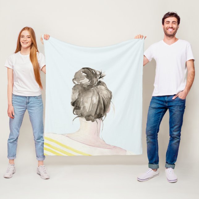 Cobertor De Velo Cabelo Castanho - Nó Superior (In Situ)