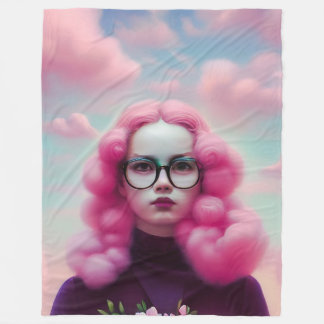 Cobertor De Velo Cabelo Rosa Sério