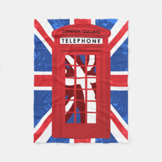 Cobertor De Velo Cabine de telefone inglesa, cobertura do velo de