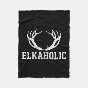 Cobertor De Velo Caça ao Alce Elkaholic Chifre Presente Engraçado C
