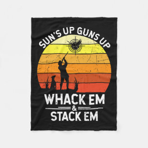 Cobertor De Velo Caça engraçada à pomba - Temporada de caça à pomba