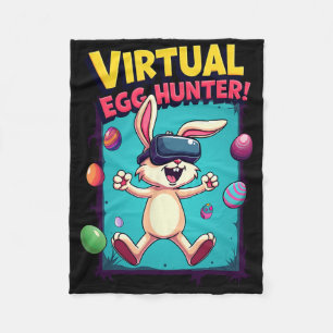 Cobertor De Velo Caça-Ovos Virtual - Bunny Gamer Divertido Vr Pásco