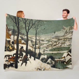 Cobertor De Velo Caçadores na neve (por Pieter Bruegel, o Velho)