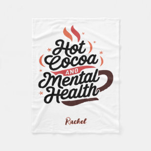 Cobertor De Velo Cacau quente personalizado e saúde mental