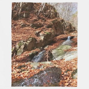 Cobertor De Velo Cachoeira na Montanha - Natureza Selvagem Romênia
