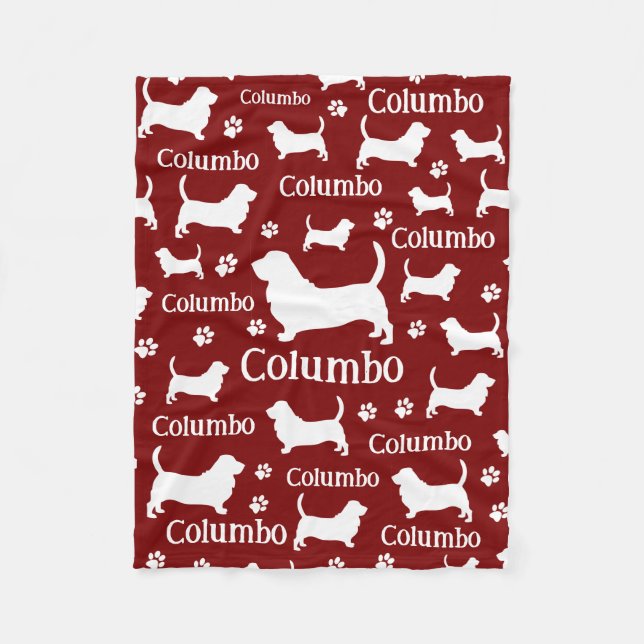 Cobertor De Velo Cachorá de Cachoreira Personalizada de Cachorro (Frente)