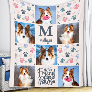 Cobertor De Velo Cachorro Amado Personalizado 6 Fotos de Animais Im