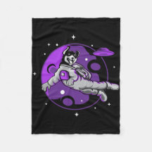 Cachorro Astronauta Voando No Espaço
