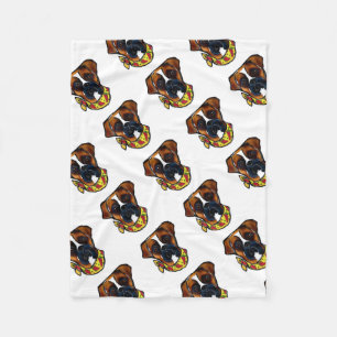 Cobertor De Velo Cachorro Boxer Cinco de Maio