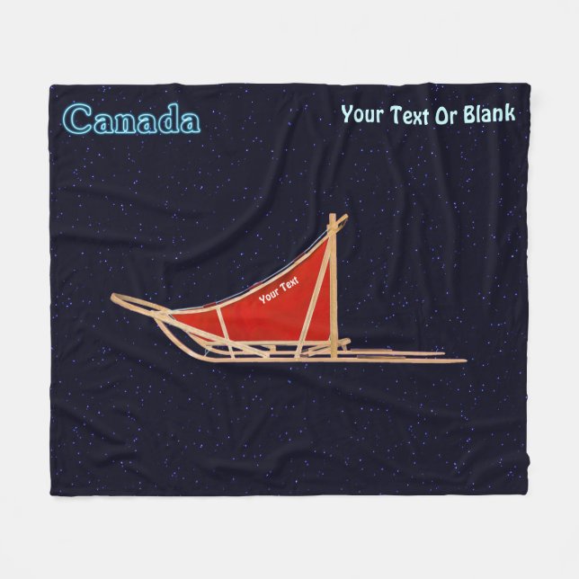 Cobertor De Velo Cachorro - Canadá (Frente (Horizontal))