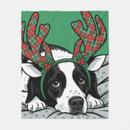 Cobertor De Velo Cachorro de Natal