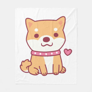 Cobertor De Velo Cachorro de Shiba Inu