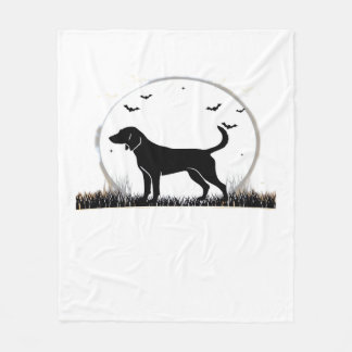 Cobertor De Velo Cachorro English Foxhound � Silhueta da Lua de Hal