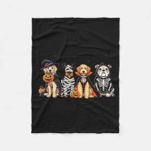 Cobertor De Velo Cachorro Fantasma Cachorro Fofo Vestido de Fantasm