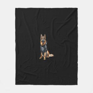 Cobertor De Velo Cachorro German shepherd Engraçado Preguiçoso Cach