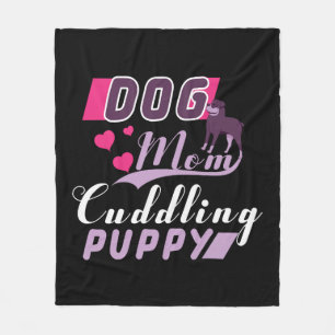 Cobertor De Velo Cachorro Mamãe Cudddling