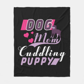 Cobertor De Velo Cachorro Mamãe Cudddling