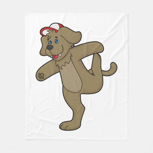 Cobertor De Velo Cachorro na Malhação de Yoga (Frente)