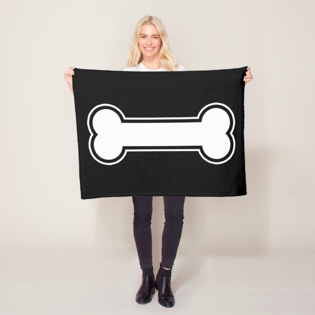 Cobertor De Velo Cachorro Negro E Branco (In Situ)