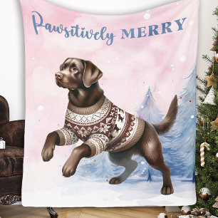 Cobertor De Velo Cachorro-Neve - Labrador Puppy - Labrador Preto