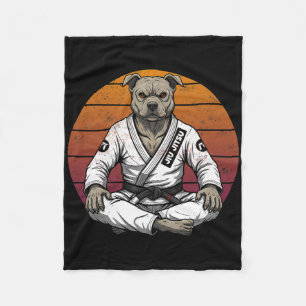 Cobertor De Velo Cachorro Novato Funny Brasileiro Jiu Jitsu Retro G