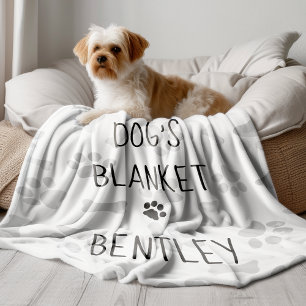 Cobertor De Velo Cachorro-preto-e-pintado-preto-e-branco