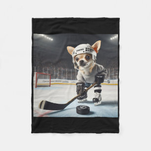Cobertor De Velo Cachorro-quente Fofo No Gelo Para Hockey E Fã De C