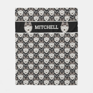 Cobertor De Velo Cachorro Sled Pet Puppy Leal Siberiano