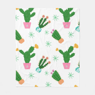 Cobertor De Velo Cactus, sem costura, padrão de vindima, orname rep