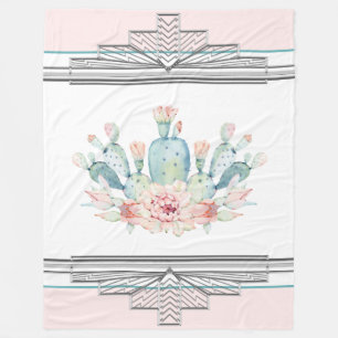 Cobertor De Velo Cactus Sudoeste