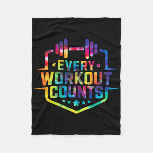 Cobertor De Velo Cada Workout Conta Engraçada Ditos De Gym Motivara
