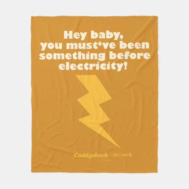 Cobertor De Velo Caddyshack | Ei Querida Você Deve Ter Sido Algo (Frente)