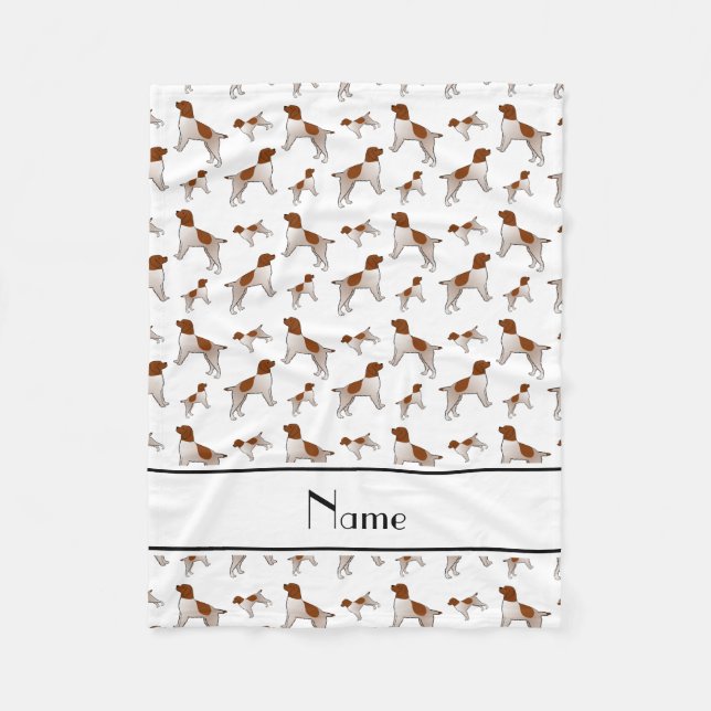 Cobertor De Velo Cães brancos Wirehaired Pointing Griffon (Frente)