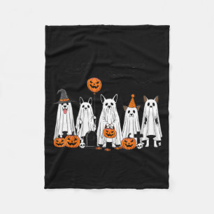 Cobertor De Velo Cães Fantasmas do Halloween Desenho Cartoon Cute A
