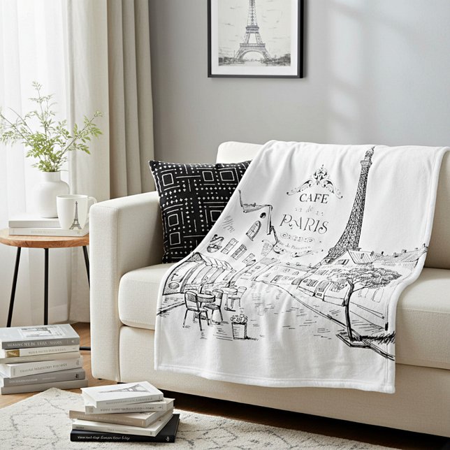 Cobertor De Velo Cafe Paris (Criador carregado)