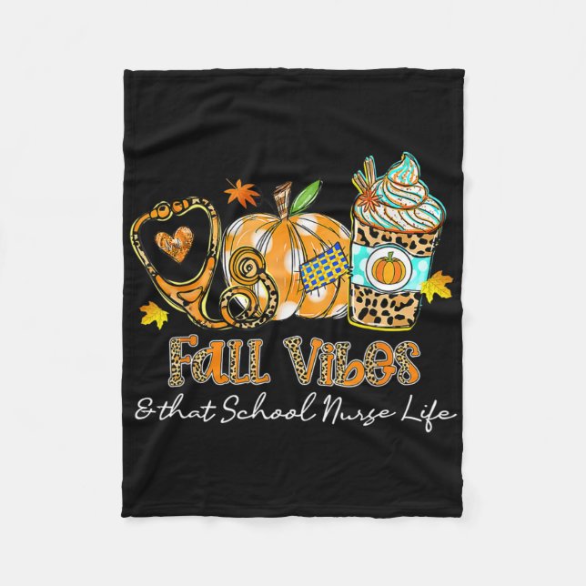 Cobertor De Velo Caiam Vibes E Aquela Escola Enfermeira O Estetoscó (Frente)