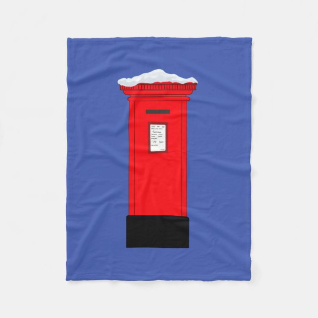 Cobertor De Velo Caixa de Posto dos papais noeis (Frente)