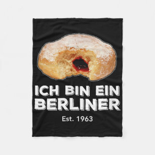 Cobertor De Velo Caixa Ich Ein Berliner Speech Jelly Rosquinha Wall