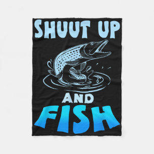 Cobertor De Velo Cala a Boca e Pesca Camiseta Divertida de Pesca pa