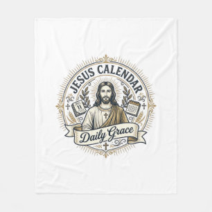 Cobertor De Velo Calendário de Jesus Graça Diária Calendário de Jes