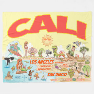Cobertor De Velo CALI Fleece Blanket