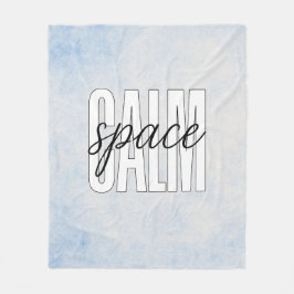 Cobertor De Velo Calm Space Pastel Blue Cozy