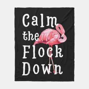 Cobertor De Velo Calma, Flamingo Girl Funny Flamingo