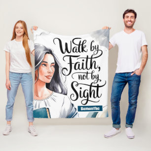 Cobertor De Velo Caminhada Personalizada Por Mulheres Cristãs Faith