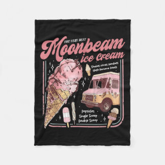 Cobertor De Velo Caminhão de Sorvete Moonbeam Vintage Retro