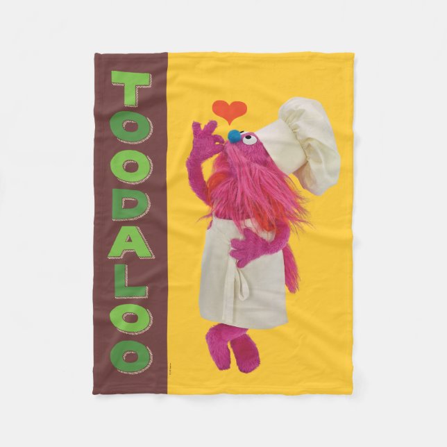 Cobertor De Velo Caminhão Foodie do Monstro do Biscoito | Toodaloo (Frente)