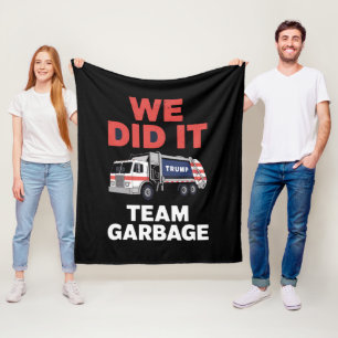 Cobertor De Velo Caminhão Lixo Trump 2024 Nós Conseguimos Equipe Li