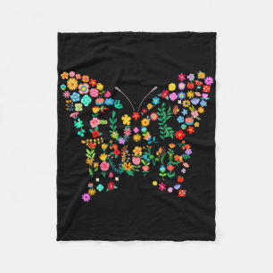 Cobertor De Velo Camisa Anti-Trump Sutil Borboleta Floral Oculta Me