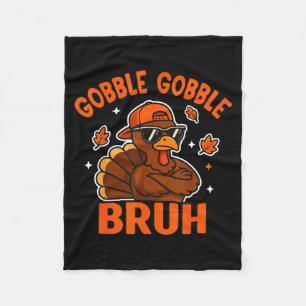 Cobertor De Velo Camisa Bruh Dia de Ação de Graças Peru Glugulejar 